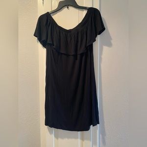 Black off shoulder sundress